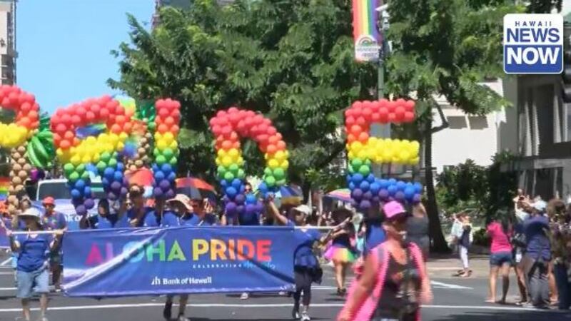 PRIDE: Thousands flock to Waikiki for annual gay pride parade and festival.