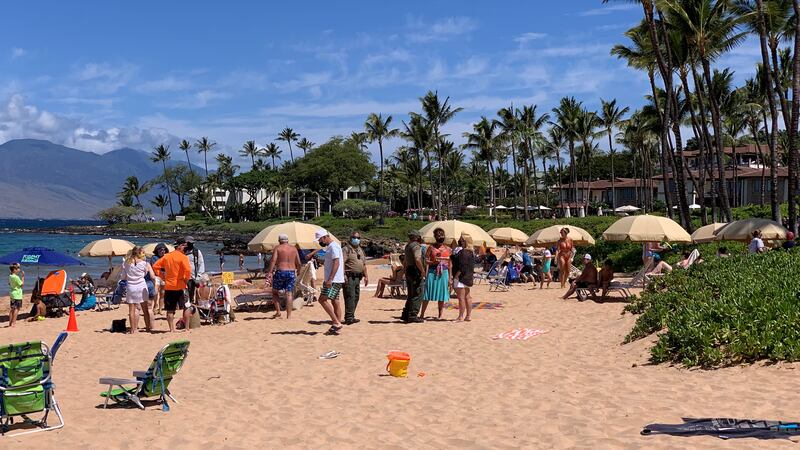 Battle over a Maui beach heats up as tourists return.