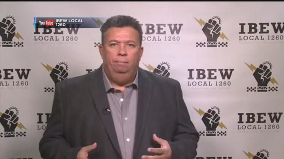 Brian Ahakuelo (Image: YouTube IBEW Local 1260)