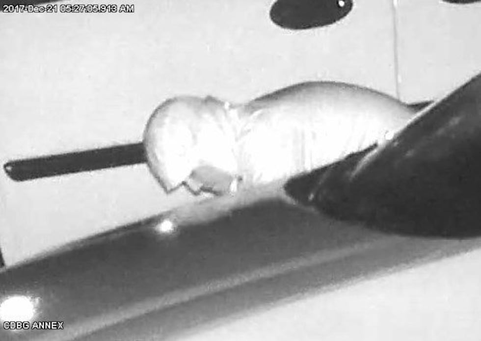 A vandal punctured the tires of 19 Maui county vehicles early Thursday. (Image: Maui County)
