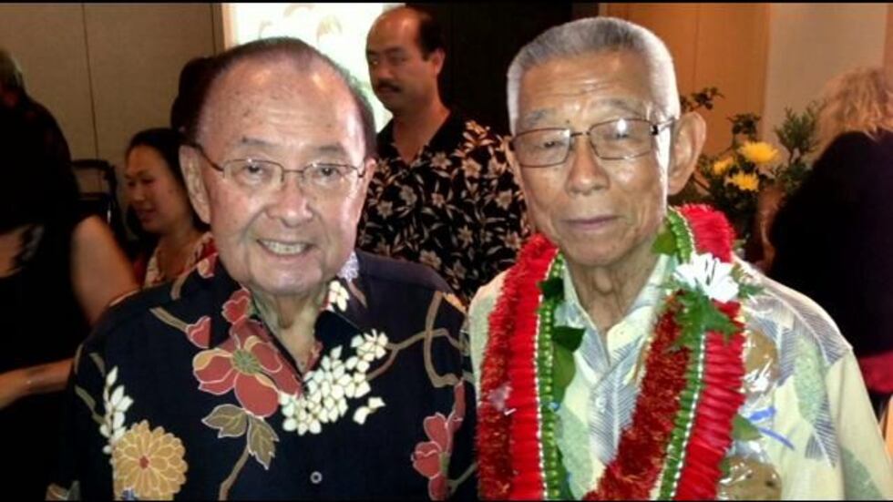 Senator Daniel K. Inouye & Fujio "Fudge" Matsuda
